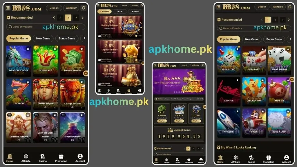 BB98 Game App