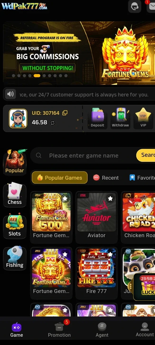 WDPAK777 Game Download