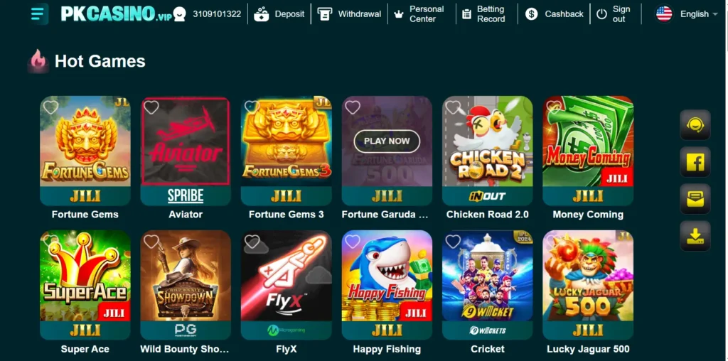 PKCASINO Game Download