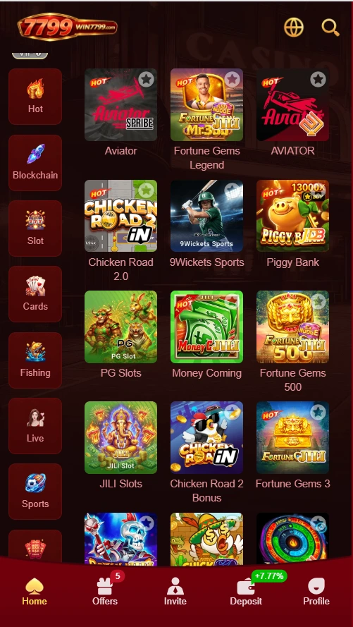 WIN7799-Game-interface