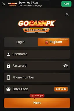 GOCASHPK Game App