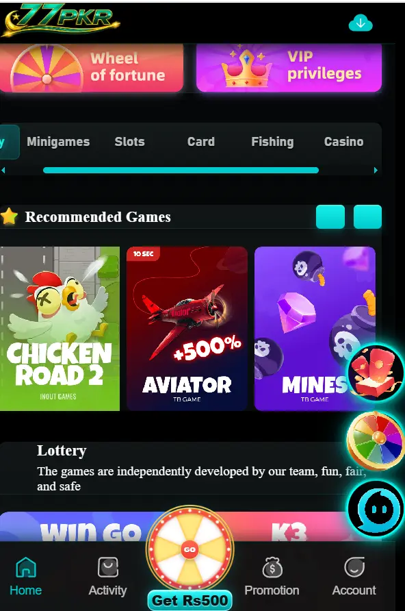 77PKR Game Download